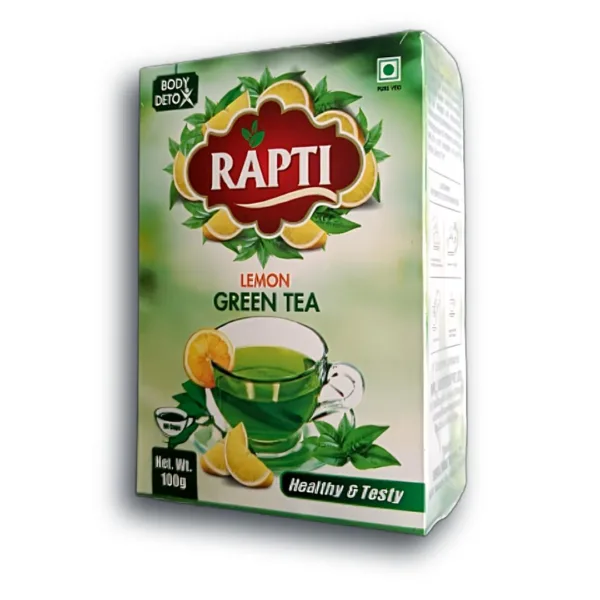 lemon green tea 100 gram pack hd